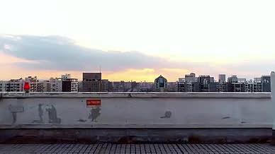 大气震撼实拍城市落日夕阳高清实拍4k视频的预览图
